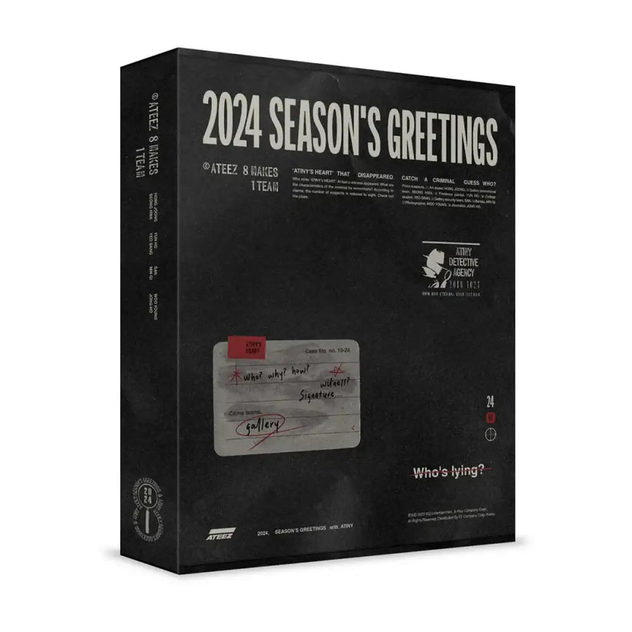 ATEEZ - 2024 Season's Greetings - Play Company Co., Ltd. / KQ Entertainment - Merchandise - Harumio