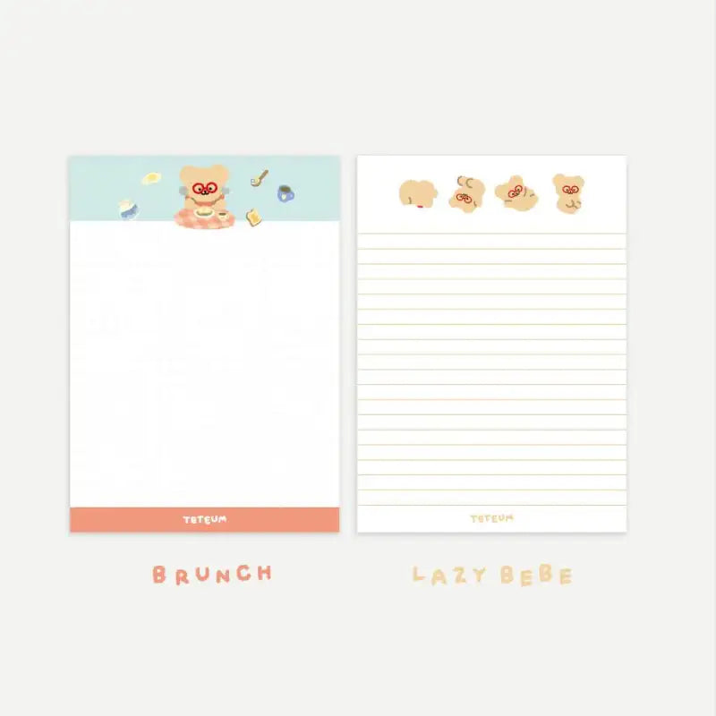 Teteum - Big Memo Pad Ver.2 - Teteum - Stationery - Harumio