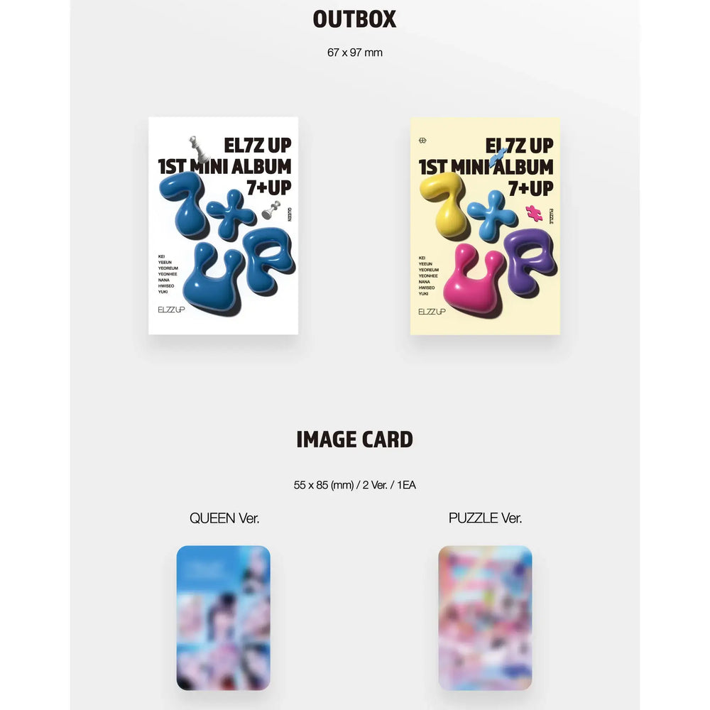 EL7Z UP - 7+UP : 1st Mini Album (PLVE Version) - EL7Z UP - Album - Harumio