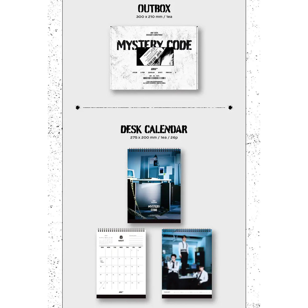 ONF - 2025 Season's Greetings (MYSTERY CODE) - WM Entertainment - Merchandise - Harumio