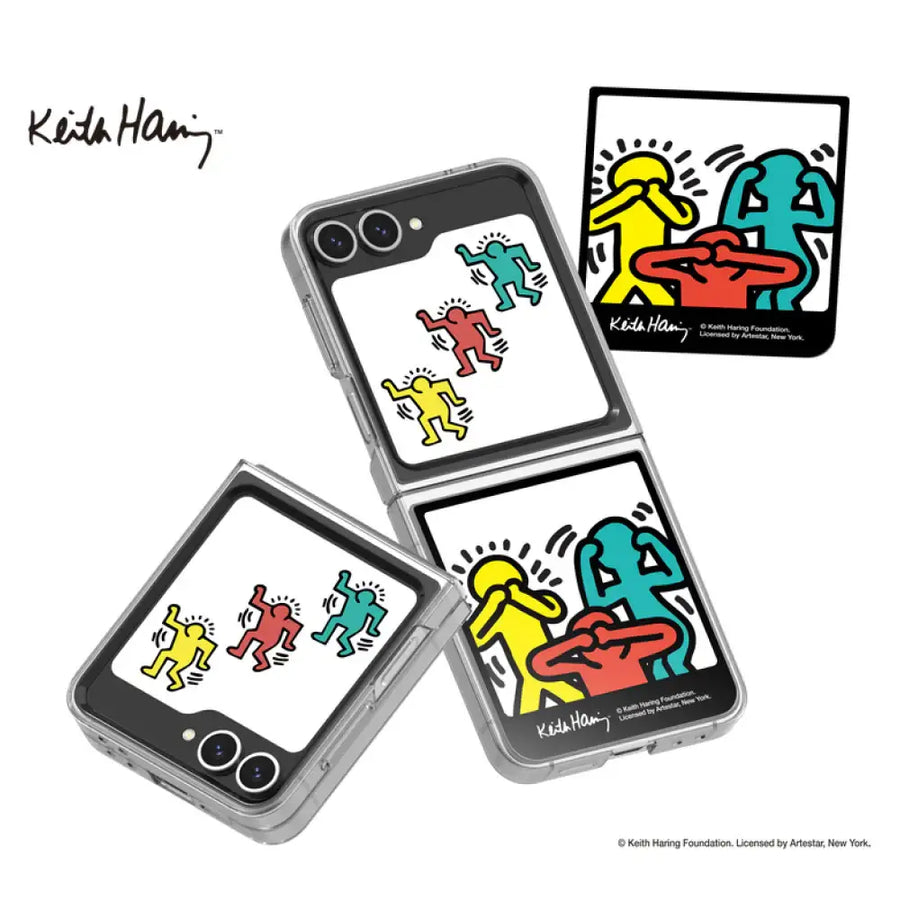 SLBS - Keith Haring Photo Flip Suit Card (Galaxy Z Flip6) - SLBS - flip suit card - Harumio