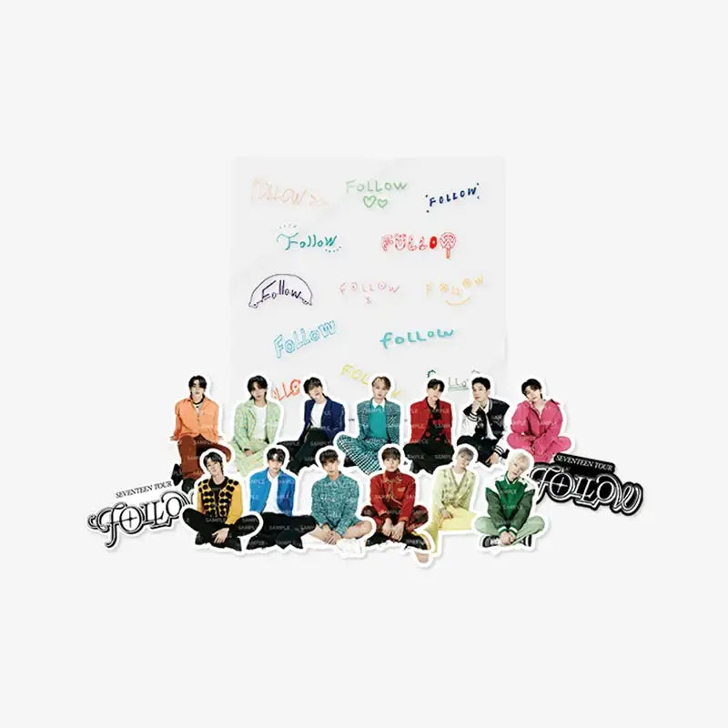 SEVENTEEN - Follow - Sticker Set - SEVENTEEN - sticker - Harumio