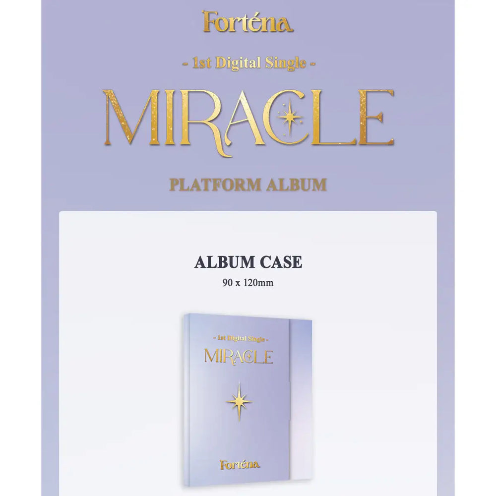 FORTENA - Miracle/ 우리라는 기적 : Single Album (Platform Version) - FORTENA - Album - Harumio
