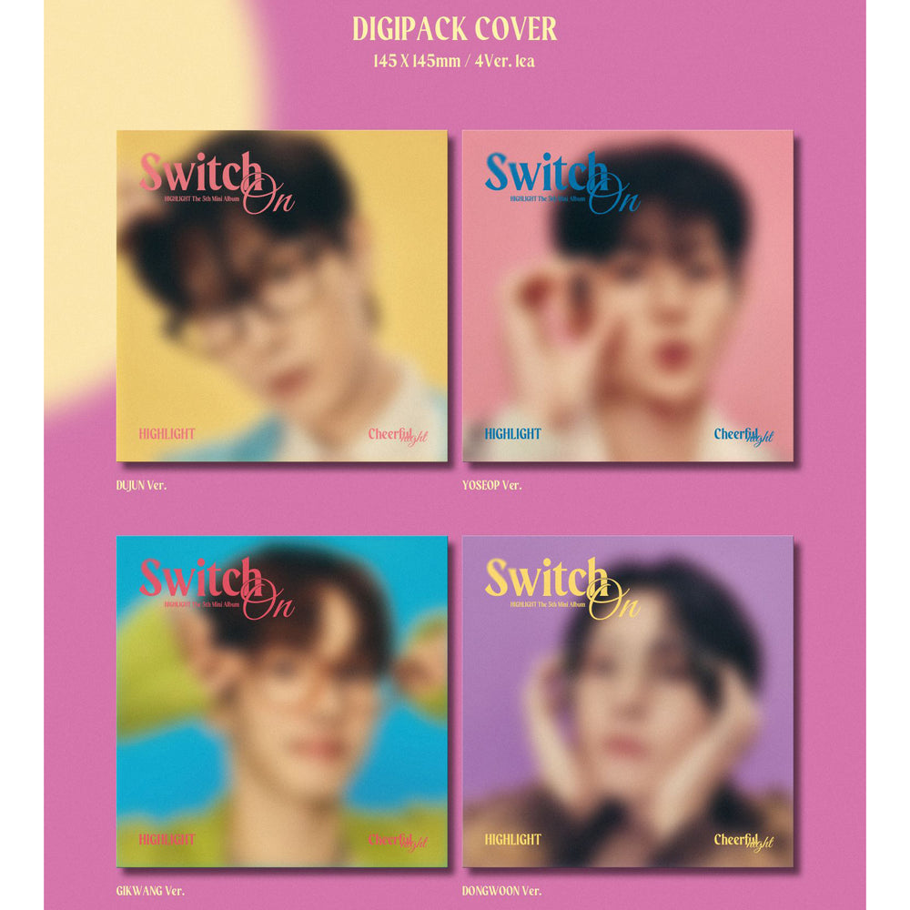 Highlight - Switch On : 5th Mini Album (Digipack Version)