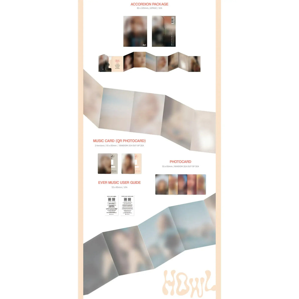 CHUU - Howl : 1st Mini Album (Ever Music Album) - CHUU - Album - Harumio