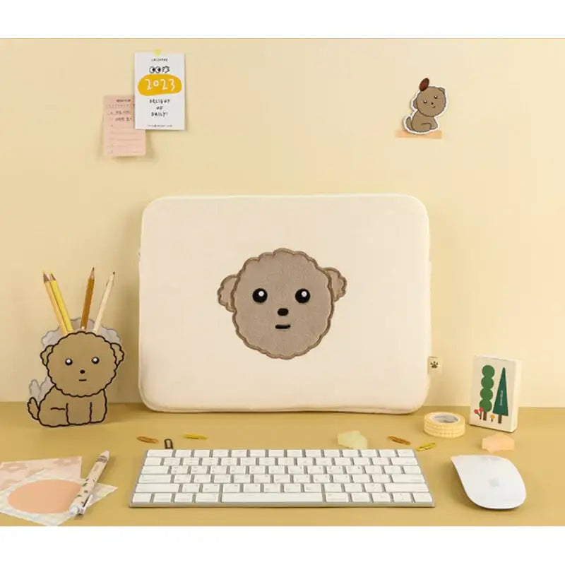 Maru Is a Puppy - Laptop Pouch - Webtoon Friends - Tablet Pouch - Harumio