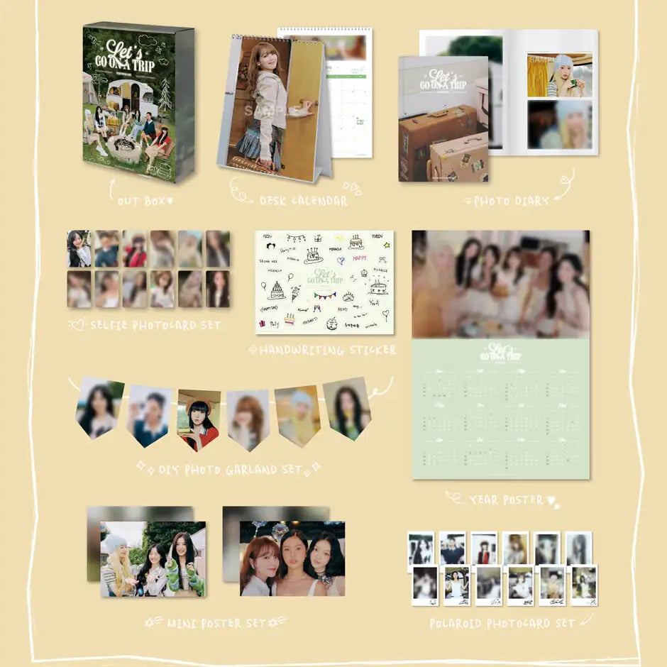 OH MY GIRL - 2025 Season's Greetings (LET’S GO ON A TRIP) - WM Entertainment - Merchandise - Harumio