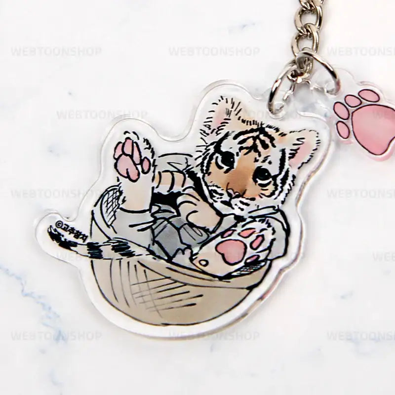 Tale of the Tiger Bride - Baby Jibeom Acrylic Keyring - Webtoon Shop - Acrylic Keyring - Harumio