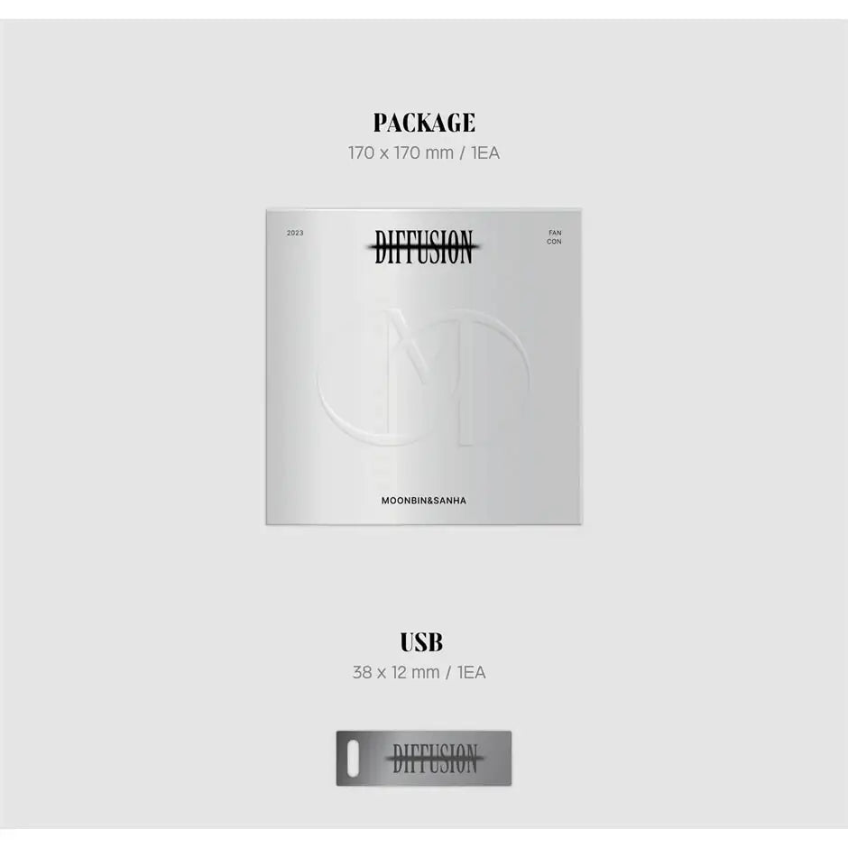 Moon Bin & San Ha (ASTRO) - 2023 FAN CON : Diffusion (USB ver.) - Moon Bin & San Ha (ASTRO) - Album - Harumio Moon Bin & San Ha (ASTRO) - 2023 FAN CON : Diffusion (USB ver.) - Moon Bin & San Ha (ASTRO) - Album - Harumio
