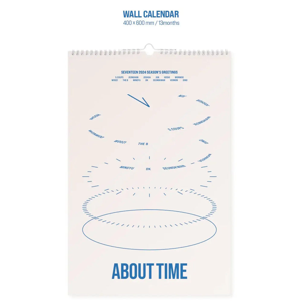 SEVENTEEN - 2024 Wall Calendar - Coppan Global / Pledis Entertainment - Home & Living, Accessories - Harumio