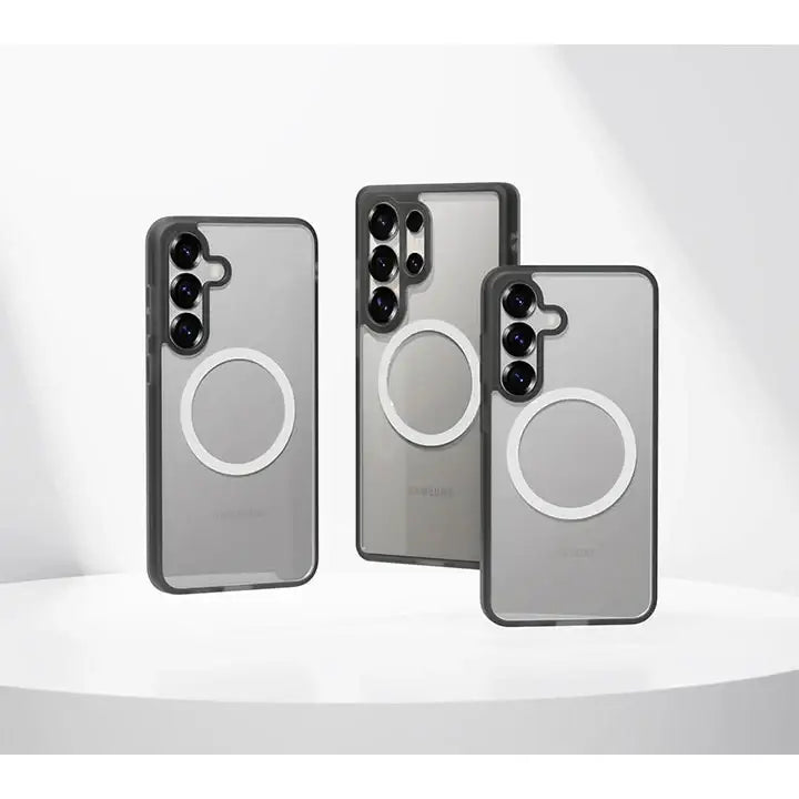 SLBS - SLBS Clear Magnet Case Matte Black (Galaxy S25 Series) - SLBS - Phone Case - Harumio