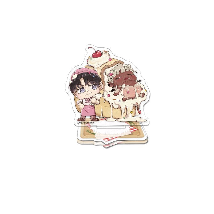 Hot & Sexy Bakery - Photocard and Mini Acrylic - Mr. Blue - Acrylic Stand - Harumio