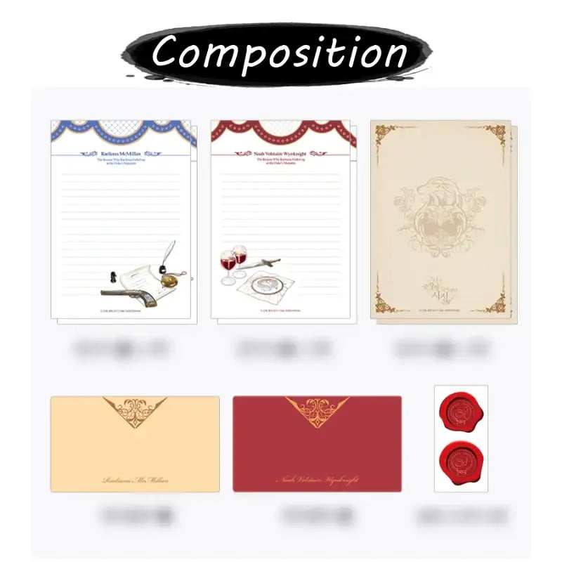The Reason Why Raeliana Ended Up at the Duke's Mansion - Stationery Set - Soone Content - Stationery - Harumio