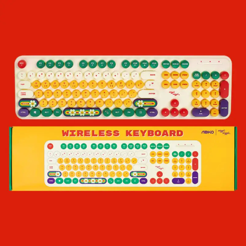 Wiggle Wiggle x ABKO - Wireless Keyboard - Wiggle Wiggle - Keyboards - Harumio