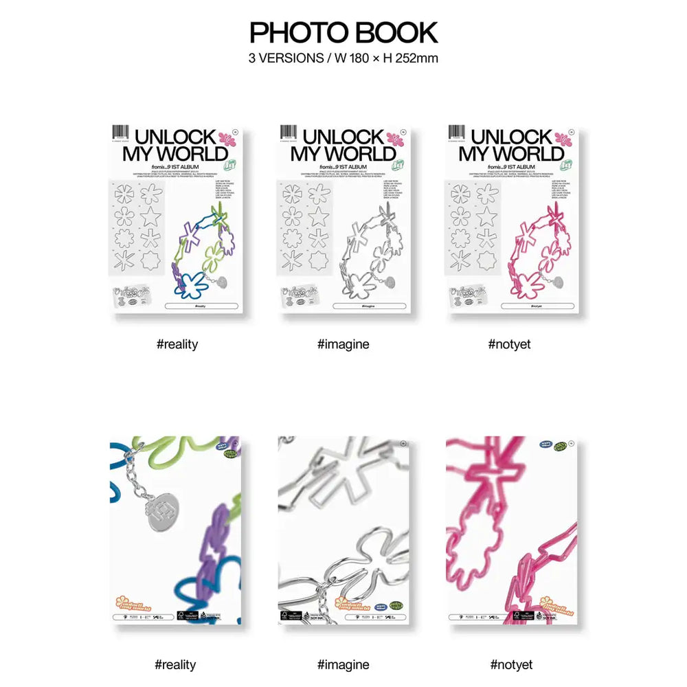 Fromis_9 - Unlock My World : 1st Album - Fromis_9 - Album - Harumio