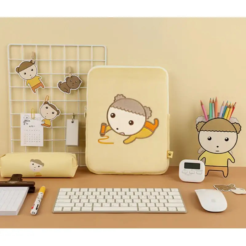 Maru Is a Puppy - Tablet Pouch - Webtoon Friends - Tablet Pouch - Harumio