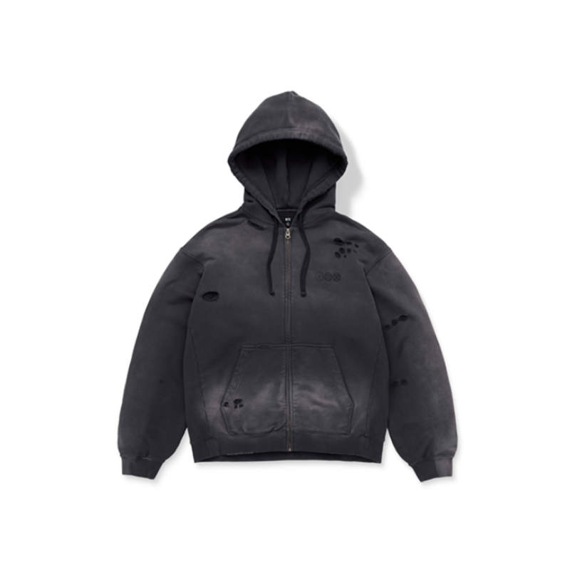 BTS - Zip-Up Hoodie (CHARCOAL) – Harumio