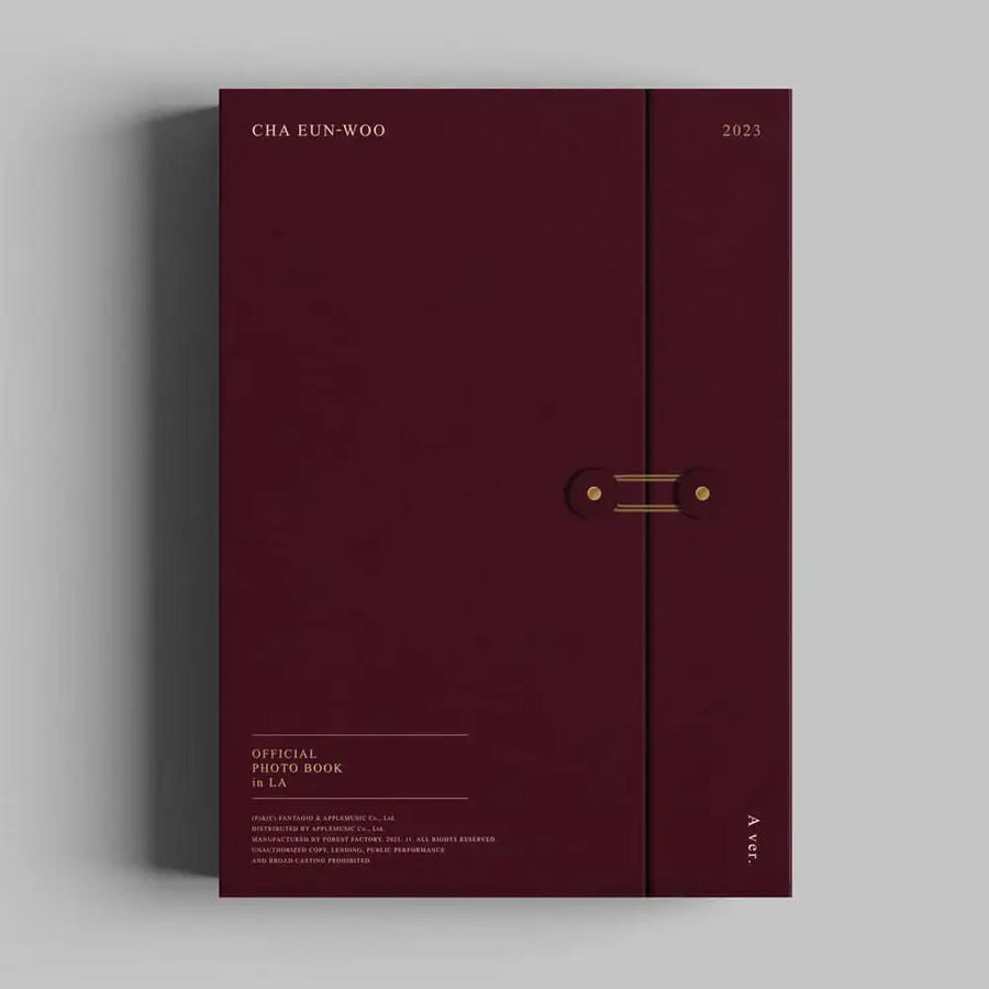 Cha Eun-Woo (ASTRO) - 2023 Official Photo Book in LA (A ver.) - Apple Music Co., Ltd. / Fantagio - Merchandise - Harumio
