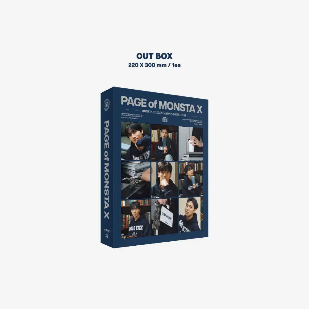 MONSTA X - 2025 Season's Greetings (PAGE of MONSTA X) - Starship Entertainment - Merchandise - Harumio