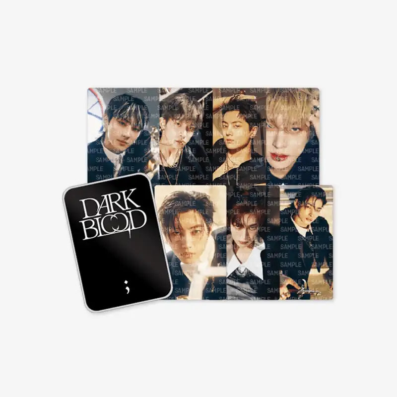 ENHYPEN - Dark Blood - Photo Card & Tin Case Set - ENHYPEN - Photocard - Harumio ENHYPEN - Dark Blood - Photo Card & Tin Case Set - ENHYPEN - Photocard - Harumio