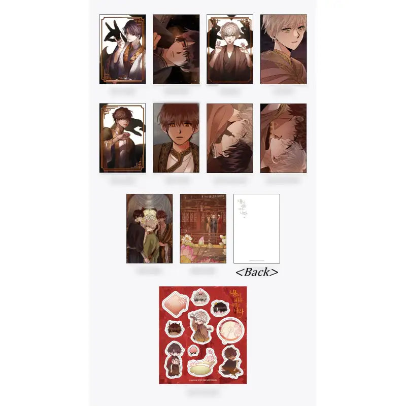 Where the Dragon's Rain Falls - Postcard Book + Sticker Set - Soone Content - Accessories - Harumio