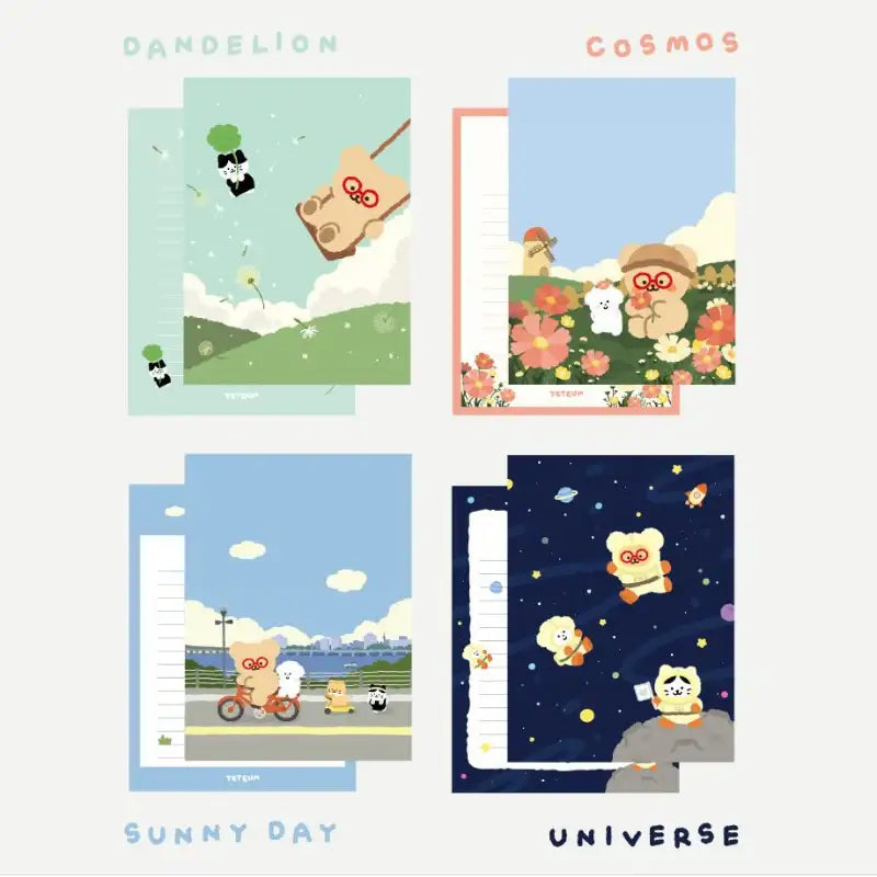 Teteum - Teteum Letter Set - Teteum - Letter Sets - Harumio