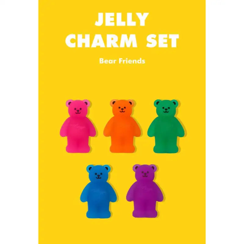 【Wiggle Wiggle】Jelly Charm SET [Bear Friends] Wiggle Wiggle - Jelly Charm Set – Harumio