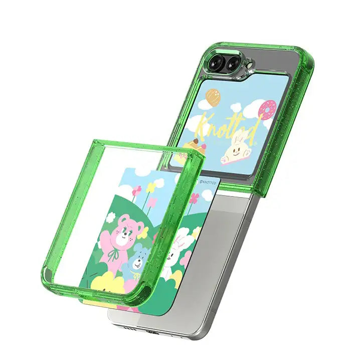 SLBS - Knotted Friends Flip Suit Phone Case (Galaxy Z Flip5) - SLBS - Home & Living, Accessories - Harumio