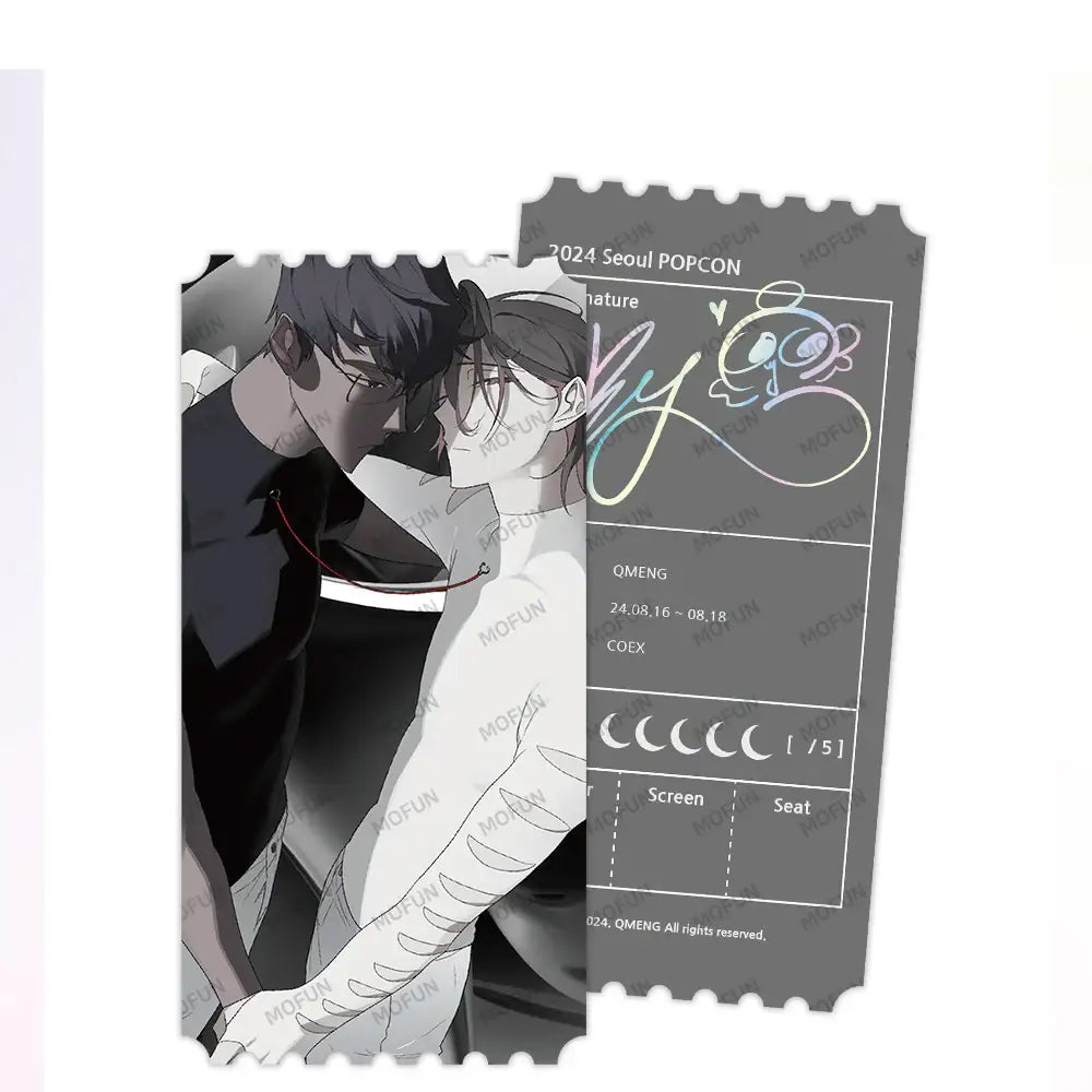 Mofun x 4Artist - Rule QMENG Acrylic Plate & Ticket Set - Mofun - Plate - Harumio