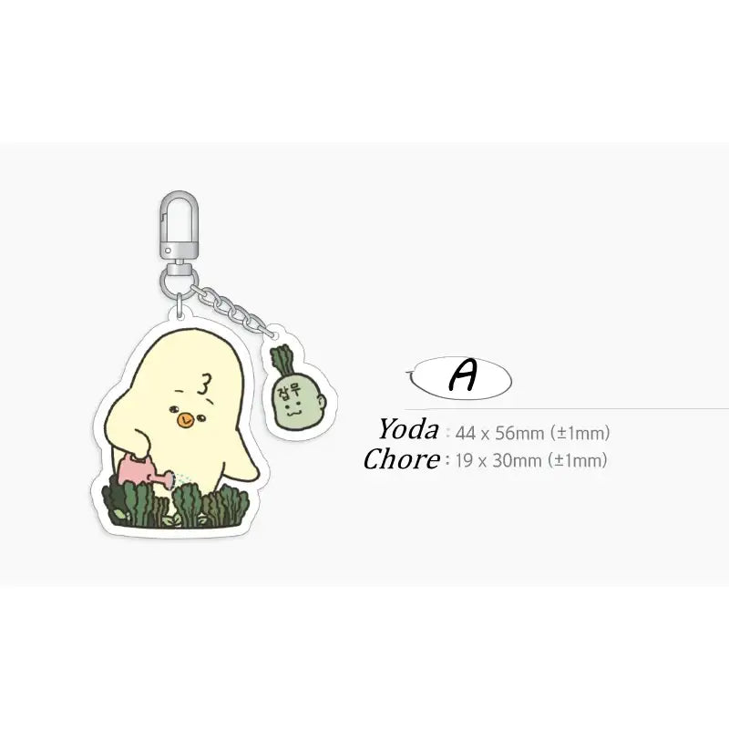 Graduate School Escape Journal - Yoda Acrylic Keyring - Soone Content - Accessories - Harumio