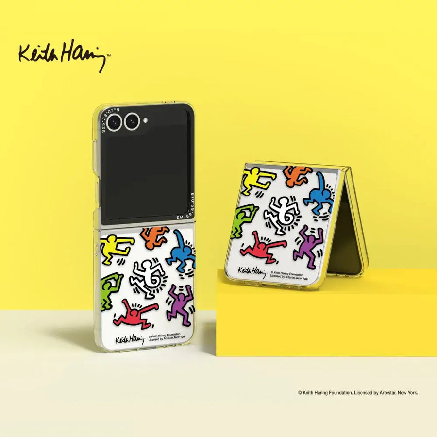 SLBS - Keith Haring Slim Impression Case (Galaxy Z Flip6) - SLBS - Phone Case - Harumio