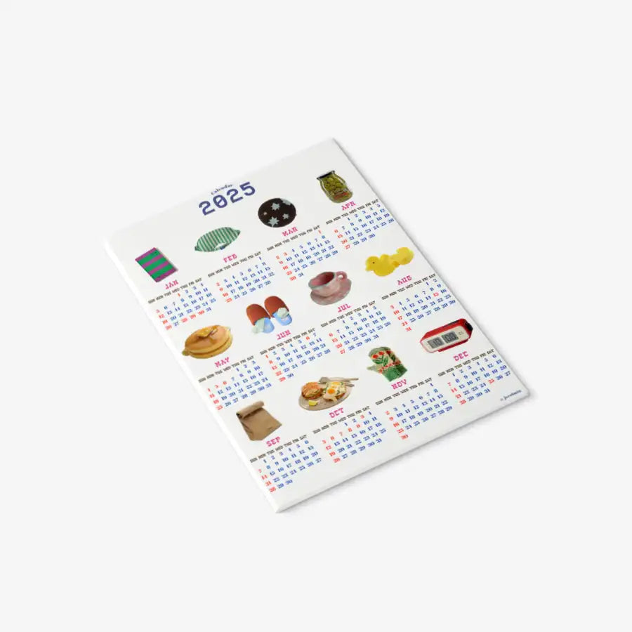 Jseolmin - 2025 Calendar Notebook - Marpple Shop - Notebook - Harumio