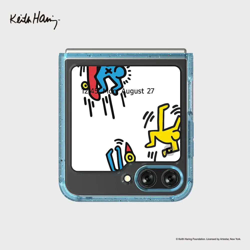 SLBS - Keith Haring People Eco Lens Case (Galaxy Z Flip5) - SLBS - Home & Living, Accessories - Harumio SLBS - Keith Haring People Eco Lens Case (Galaxy Z Flip5) - SLBS - Home & Living, Accessories - Harumio