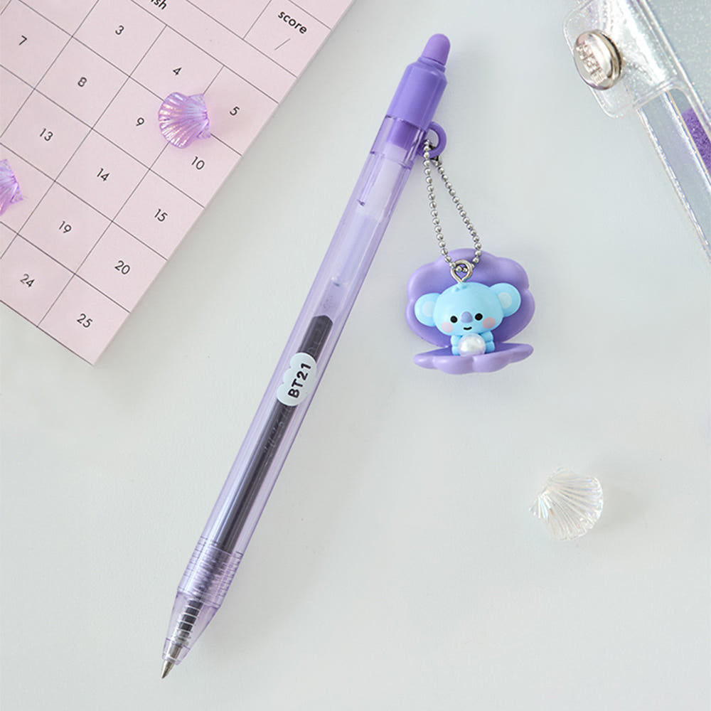 BT21 - BABY PEARL Figure Gel Pen - Line Friends - Gel Pen - Harumio
