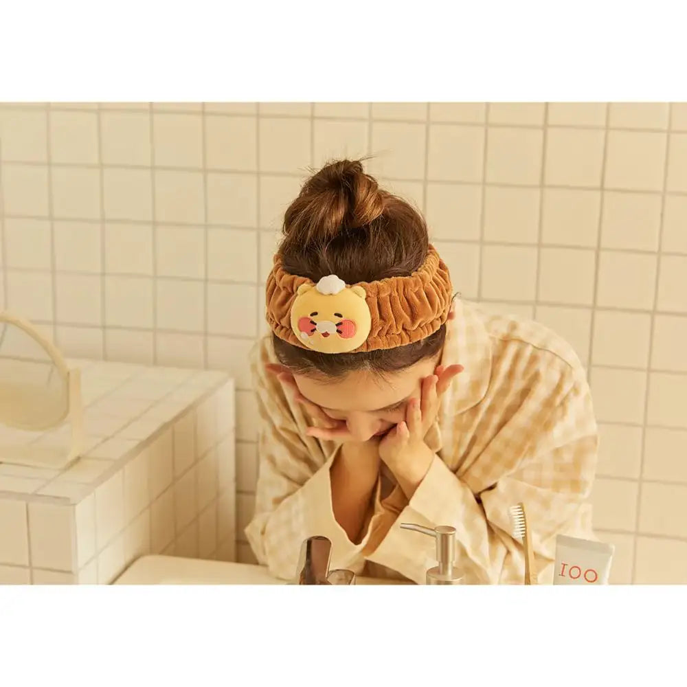 Kakao Friends - Choonsik Refreshing Face Wash Band - Kakao Friends - Face Wash Headband - Harumio
