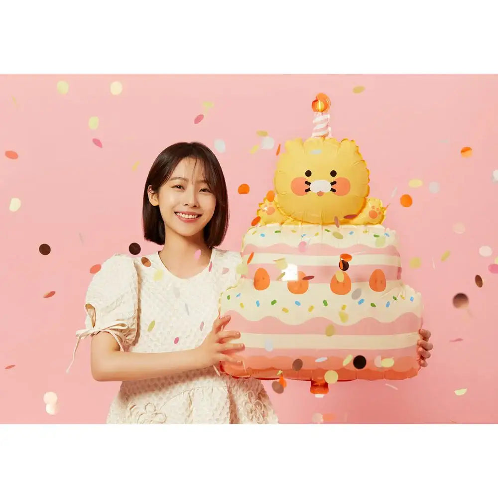 Kakao Friends - Choonsik Bling Party Cake Balloon - Kakao Friends - Accessories - Harumio