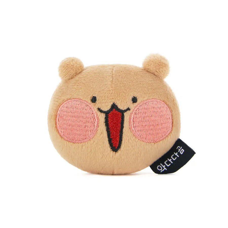 Kakao Friends - Wadada Bear Face Plush Magnet - Kakao Friends - Home & Living, Accessories - Harumio