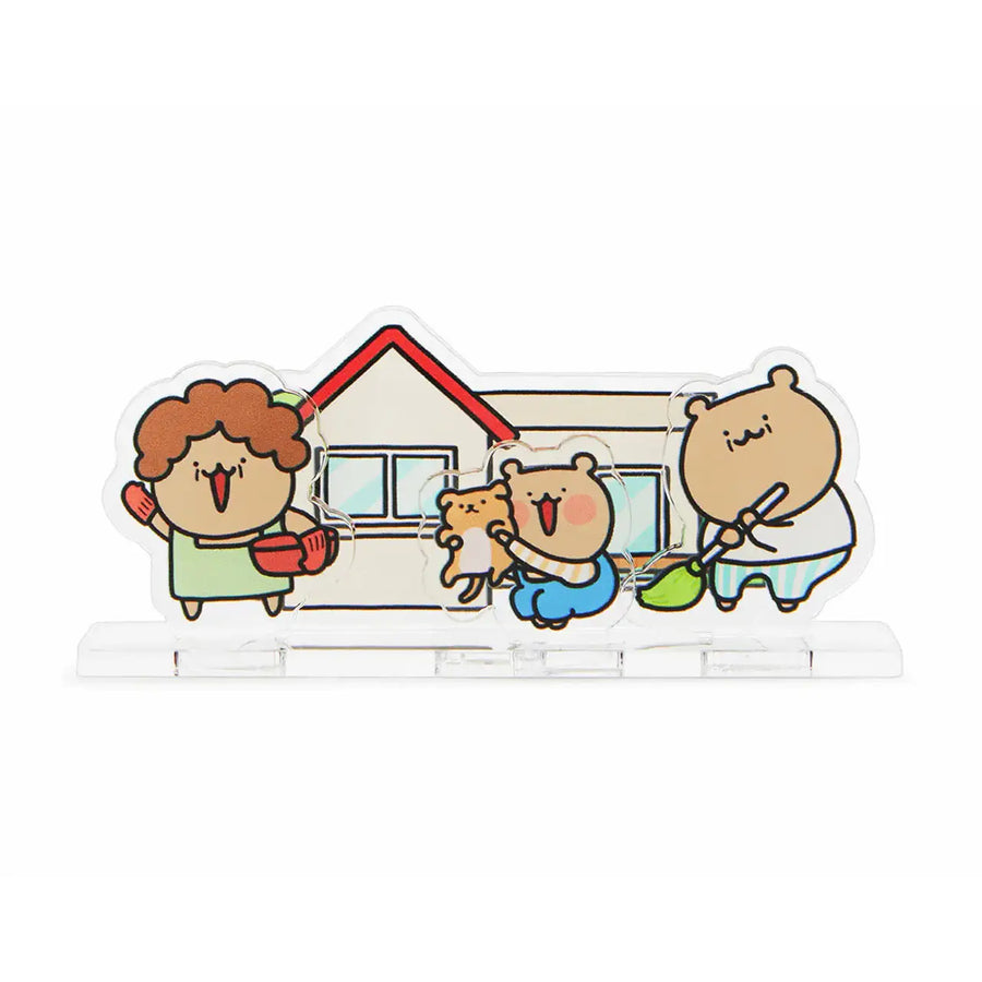 Kakao Friends - Wadada Bear Acrylic Prefabricated Life-size Stand - Kakao Friends - Acrylic Stand - Harumio