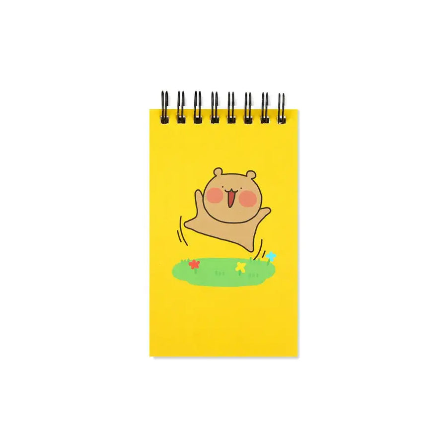 Kakao Friends - Wadada Bear Mini Spring Notebook - Kakao Friends - Home & Living, Accessories - Harumio