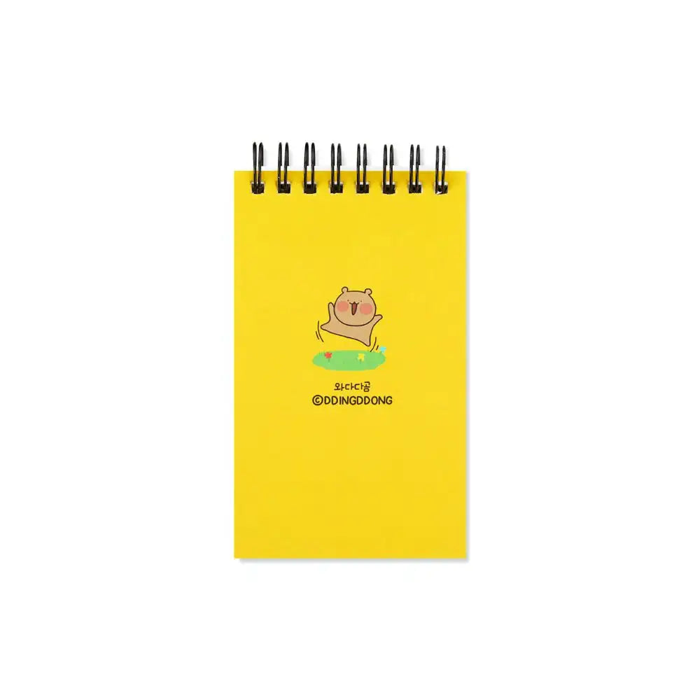 Kakao Friends - Wadada Bear Mini Spring Notebook - Kakao Friends - Home & Living, Accessories - Harumio