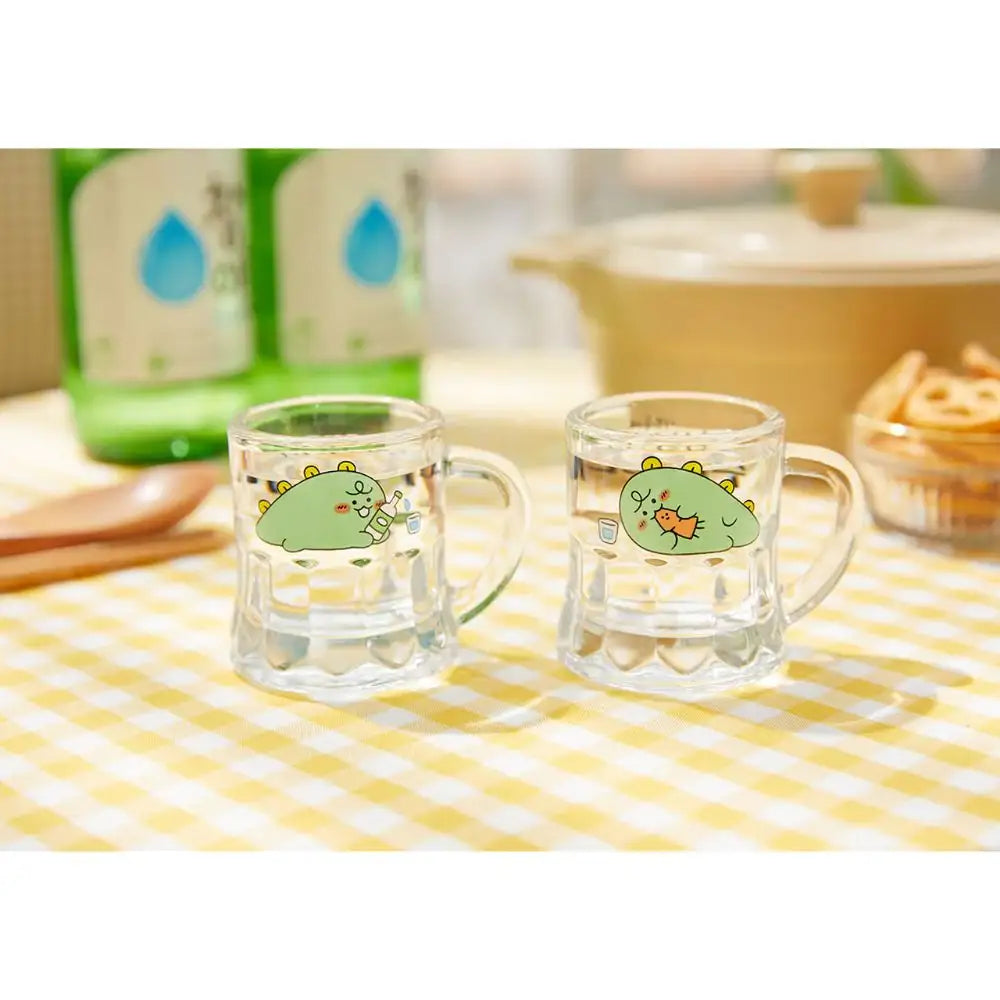 Kakao Friends - Jordy Mini Soju Glass Set - Kakao Friends - Home & Living, Accessories - Harumio