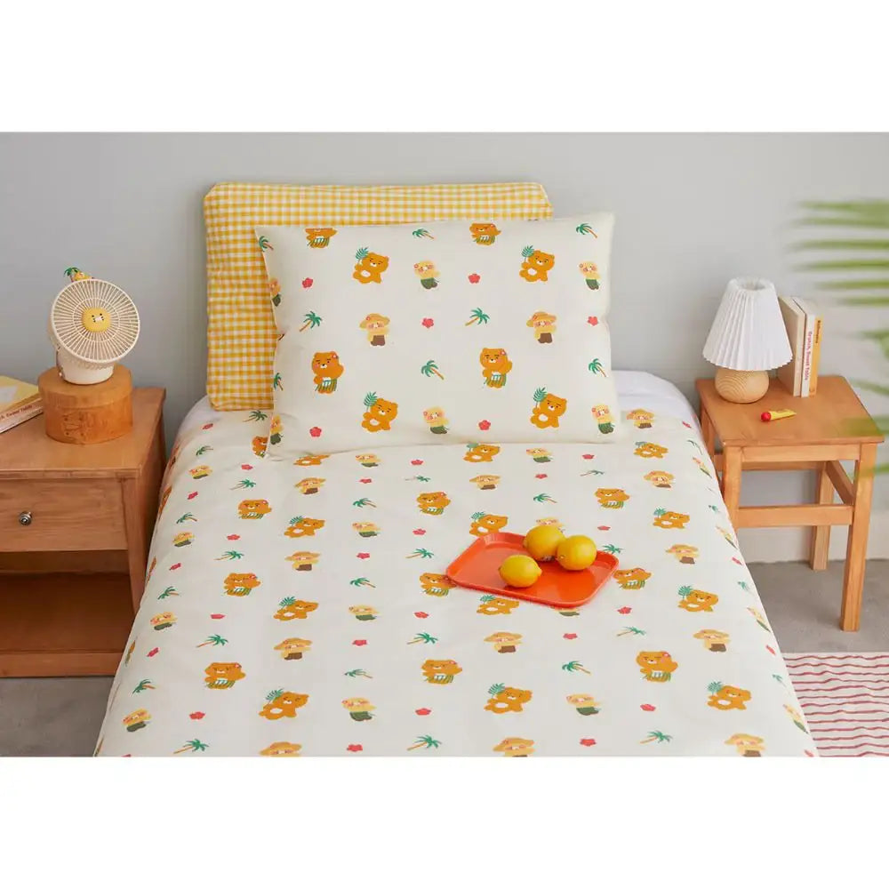 Kakao Friends - Ryan & Choonsik Hula Summer Sheet Cover Set - Kakao Friends - Home & Living - Harumio