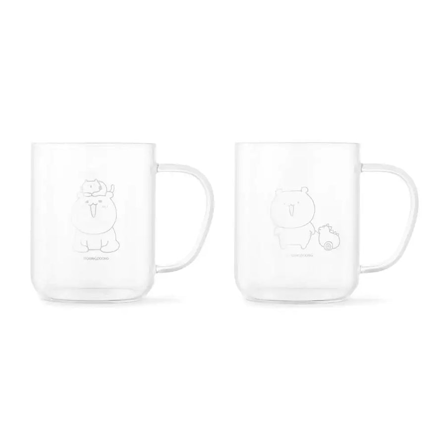 Kakao Friends - Wadada Bear Heat Resistant Glass Cup - Kakao Friends - Home & Living, Accessories - Harumio