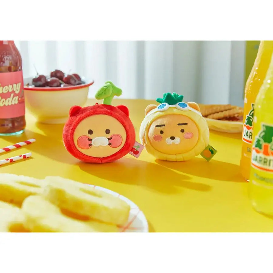 Kakao Friends - Swimming Soda City Face Keyring - Kakao Friends - Accessories - Harumio