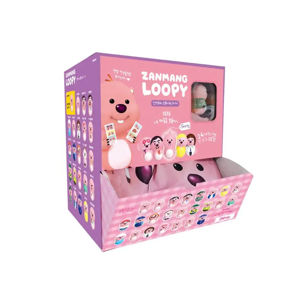 Kakao Friends - Zanmang Loopy Figurine & Sticker - Kakao Friends - Figure - Harumio