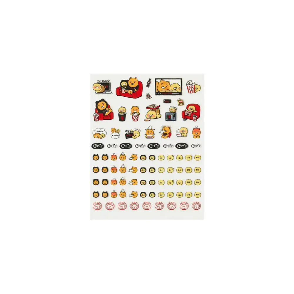 Netflix x Kakao Friends - Ryan & Choonsik Deco Sticker - Netflix x Kakao Friend - Home & Living, Accessories - Harumio