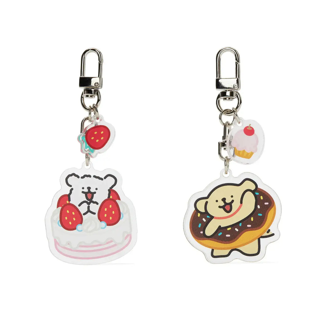 Kakao Friends - Maltese Bakery Acrylic Keyring Set - Kakao Friends - Acrylic Keyring - Harumio