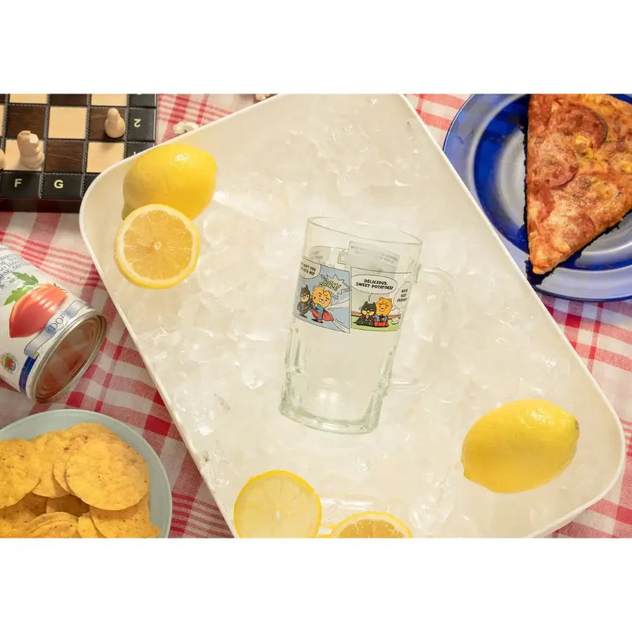 DC x Kakao Friends - Ryan & Choonsik Glass Mug - DC x Kakao Friends - Home & Living, Accessories - Harumio