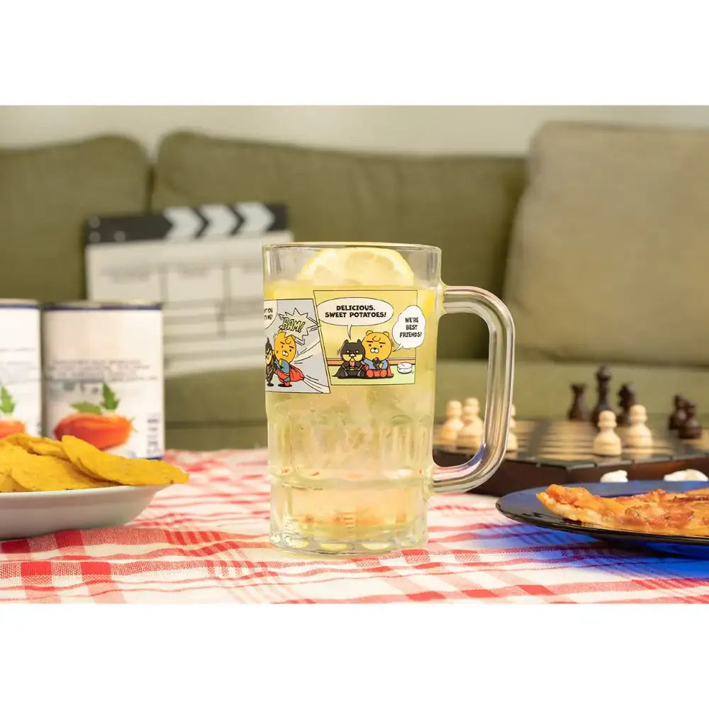 DC x Kakao Friends - Ryan & Choonsik Glass Mug - DC x Kakao Friends - Home & Living, Accessories - Harumio