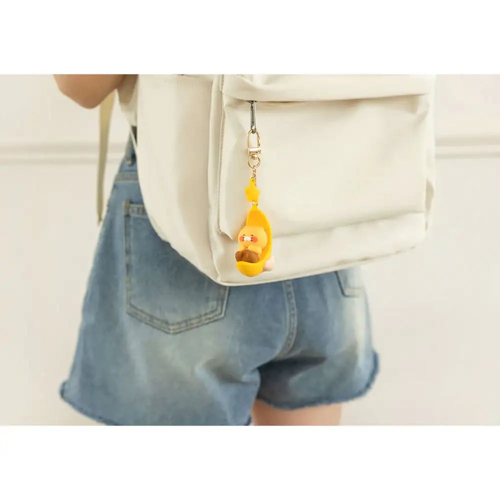 Kakao Friends - Choonsik Yellow Moon Figure Keyring - Kakao Friends - Accessories - Harumio